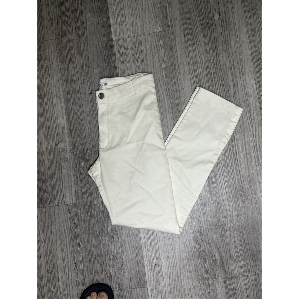 MNG Mango Basics Beige Dress Pants Trousers Women Size US 6 Work Office